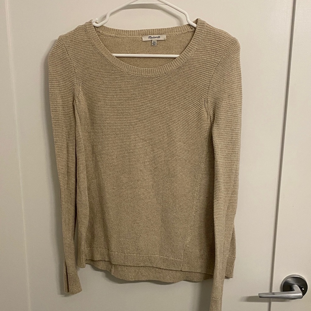 Madewell Light Tan Sweater